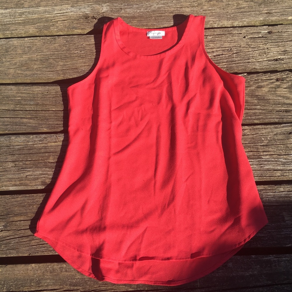 Van Heusen | Coral Textured Sleeveless Top